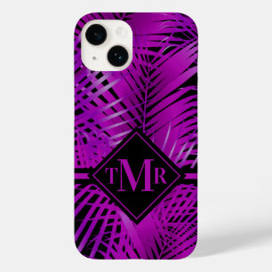 Funda Para iPhone 14 De Case-Mate Monograma Paleta Púrpura