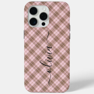 Funda Para iPhone 15 Pro Max Monograma Personalizado
