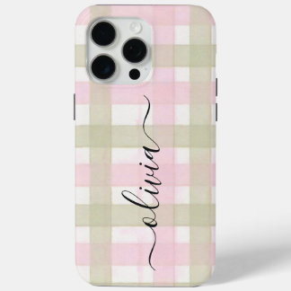 Funda Para iPhone 15 Pro Max Monograma Personalizado