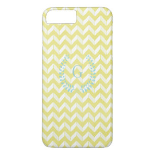 title_seo2 Monograma personalizado chevron amarillo pastel ch