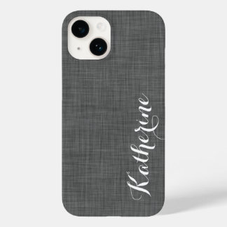 Funda Para iPhone 14 De Case-Mate Monograma Personalizado de textura de imitación de