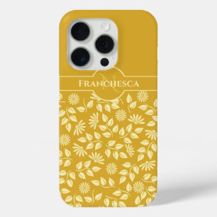 Funda Para iPhone 15 Pro Monograma personalizado deja a los maricones amari