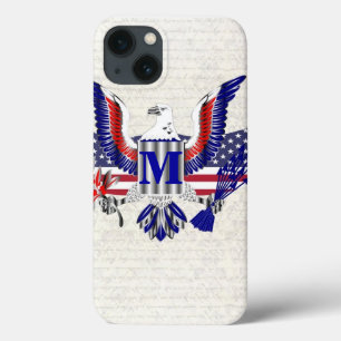 title_seo2 Monograma personalizado del águila Patriótica Amer