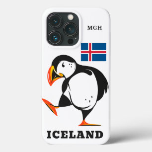 Funda Para iPhone 13 Pro Monograma personalizado Islandia