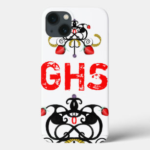 FUNDA PARA iPhone 13 MONOGRAMA REAL ANTIGUA