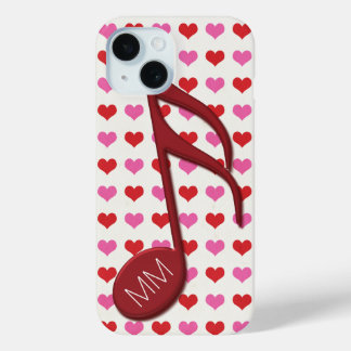 title_seo2 Monograma Red Semi Quaver Love Hearts Music