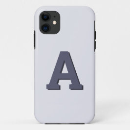 Funda Para iPhone 11 Monograma retro moderno inicial
