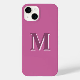 Funda Para iPhone 14 De Case-Mate monograma rosa sólido vívido