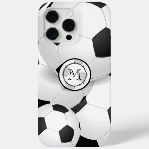 Funda Para iPhone 15 Pro Max Monograma Soccer Ball iPhone