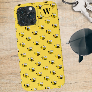 Funda Para iPhone 13 Pro Max Monograma sonriente del abejorro