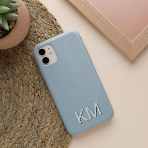 Funda Para iPhone 13 Monograma tonal Minimalista moderno