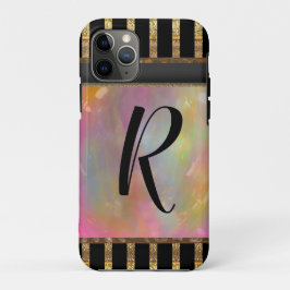 Funda Para iPhone 11 Pro Monograma único de Moda hermosa de Baxterhayes