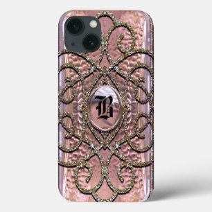 Funda Para iPhone 13 Monograma único Helen Carthmeade