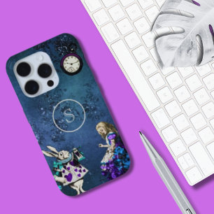 Funda Para iPhone 15 Pro Monograma ventilado Alicia azul oscuro en el país