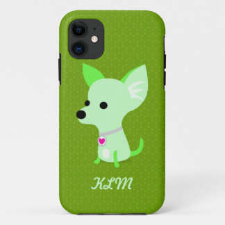 title_seo2 Monograma verde de la chihuahua