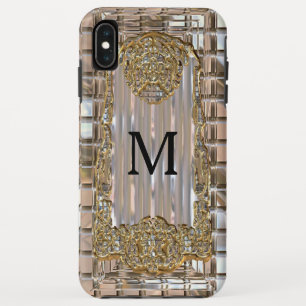 Funda Para iPhone XS Max Monograma vex Art Deco