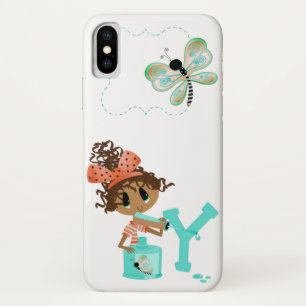 iPhone X Monograma Y Funda-Mate Apenas hay Funda para iPhon