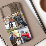 title_seo2 Monogramado 6 Collage de fotos Brown Wood<br><div class="desc">Estuche monogramado para iPhone de collage de fotos que puedes personalizar con 6 de tus fotos favoritas y tu inicial. La plantilla está preparada para que agregue las fotos que se muestran en formato horizontal y vertical. El diseño tiene un fondo rústico de madera marrón con bordes marrones y tipografía...</div>