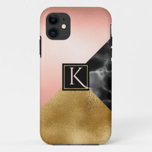 Funda Para iPhone 11 Monogramado dorado