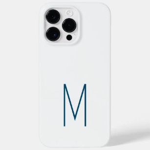 Funda Para iPhone 14 Pro Max De Case-Mate Monogramado moderno plano inicial