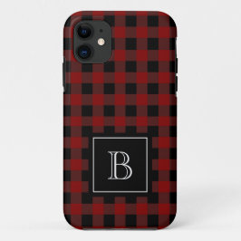 Funda Para iPhone 11 Monogramado Personalizado de la placa de búfalo ru