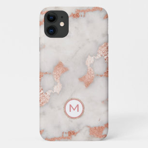 Funda Para iPhone 11 Monogramado Rosa Gold