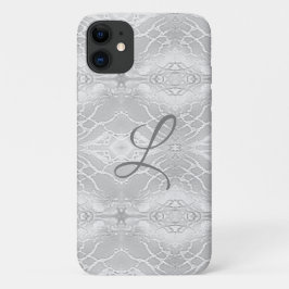 Funda Para iPhone 11 Monogramed Faux Satin