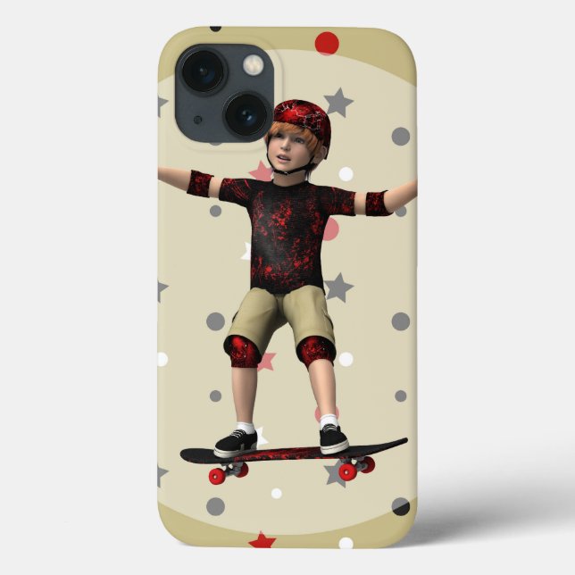 Funda De Case-Mate Para iPhone Monopatinador (Reverso)