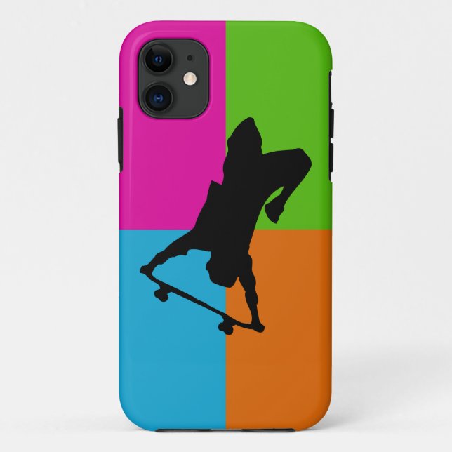 Funda De Case-Mate Para iPhone monopatinador (Reverso)