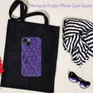 Funda Para iPhone 13 Monopoly Purple
