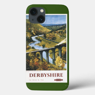 Funda Para iPhone 13 Monsal Dale, tren y viaducto British Rail