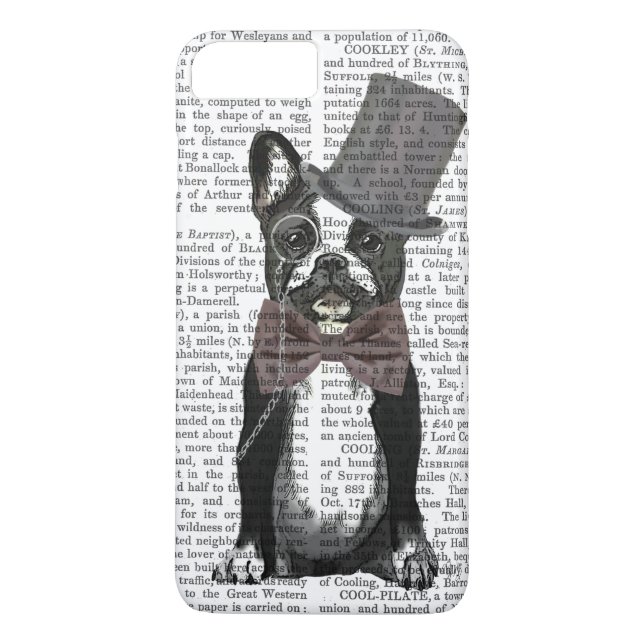 Funda De Case-Mate Para iPhone Monsieur Bulldog 2 (Reverso)