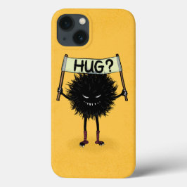 Funda Para iPhone 13 Monster Hug Cute Carácter Mal