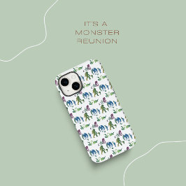 Funda Para iPhone 14 De Case-Mate Monster Reunion Funny Ombre Creatividad Azul Verde