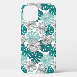 Funda Para iPhone 12 Monstera Duo Tone: Trópicos mínimos