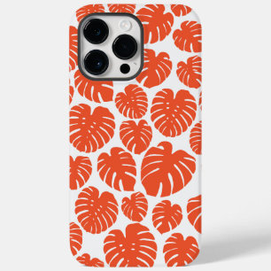 Funda Para iPhone 14 Pro Max De Case-Mate Monstera - Naranja y blanco