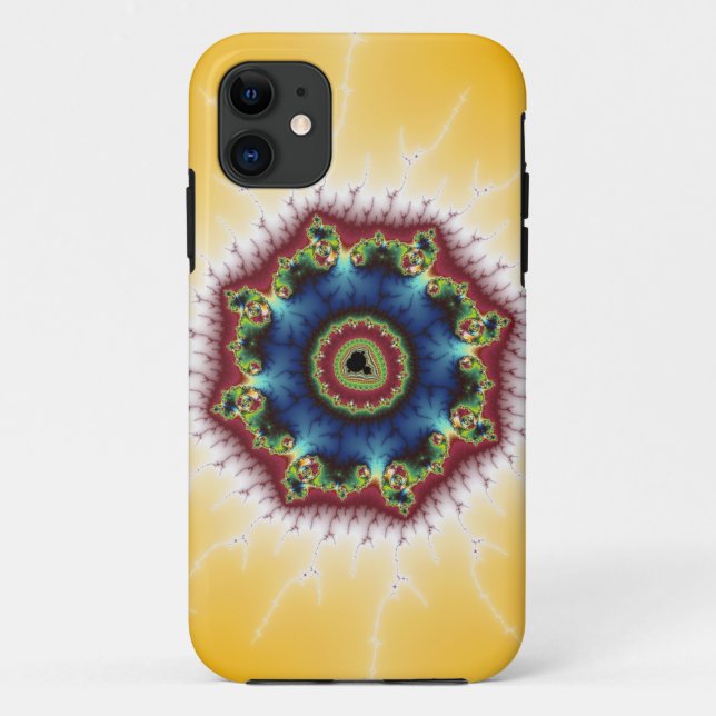 Funda De Case-Mate Para iPhone Monstruo - Arte fractal (Reverso)