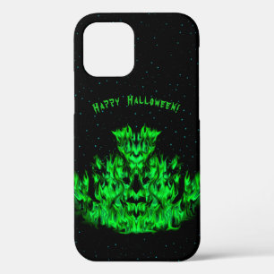 Funda Para iPhone 12 Monstruo de la llama en el cielo estrellado