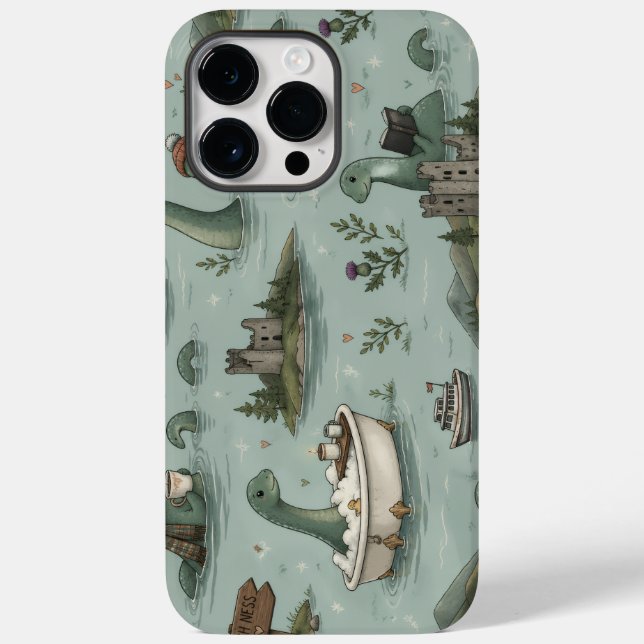 Funda De Case-Mate Para iPhone Monstruo del Lago Ness (Reverso )