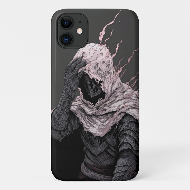 Funda De Case-Mate Para iPhone monstruo fuerte blanco oscuro (Reverso)