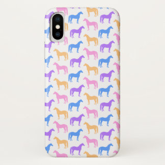 Funda Para iPhone X Montador ecuestre colorido