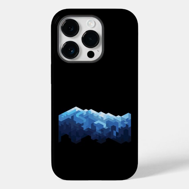 Funda De Case-Mate Para iPhone Montaña de nieve (Reverso )