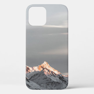 FUNDA PARA iPhone 12 MONTAÑAS CUBIERTAS DE NIEVE