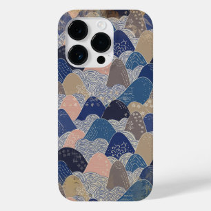 Funda Para iPhone 14 Pro De Case-Mate Montañas japonesas estilizadas de época