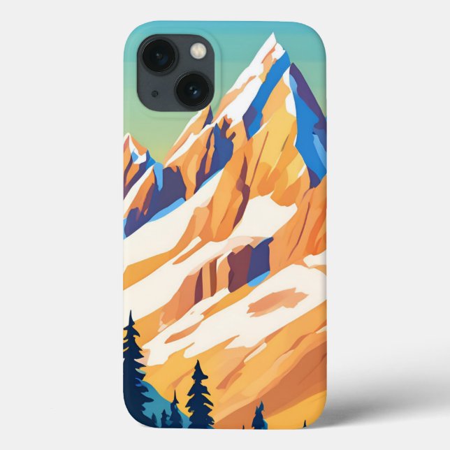 Funda De Case-Mate Para iPhone Montañas Magníficas (Reverso)