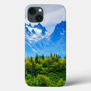 Funda Para iPhone 13 Montañas majestuosas de Alaska