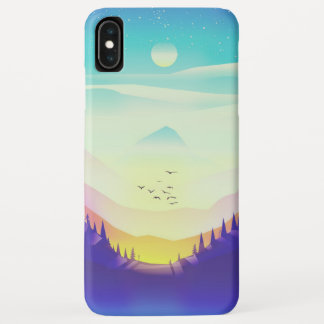 Funda Para iPhone XS Max Montañas Misty Magical Mountain Range.