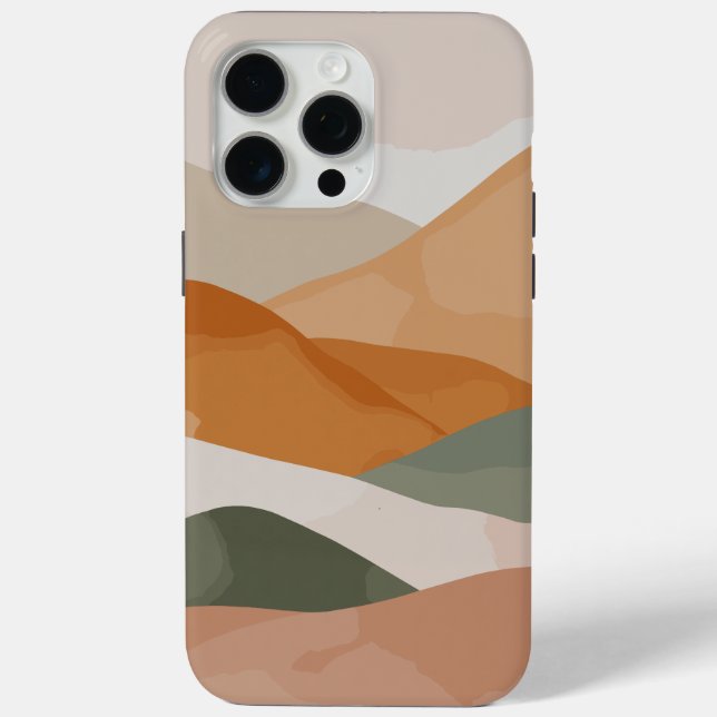 Funda De Case-Mate Para iPhone Montañas vibrantes (Reverso )
