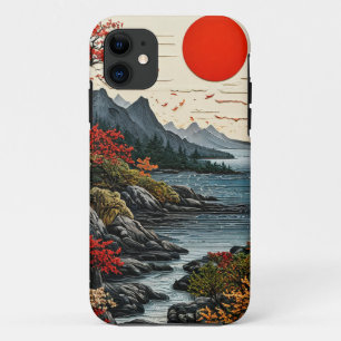 Funda Para iPhone 11 Montañas y bosque