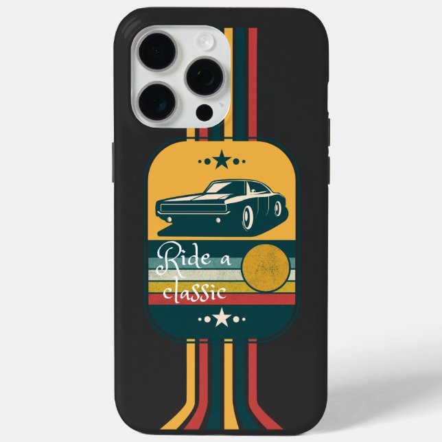 Funda De Case-Mate Para iPhone montar un clásico (Reverso )